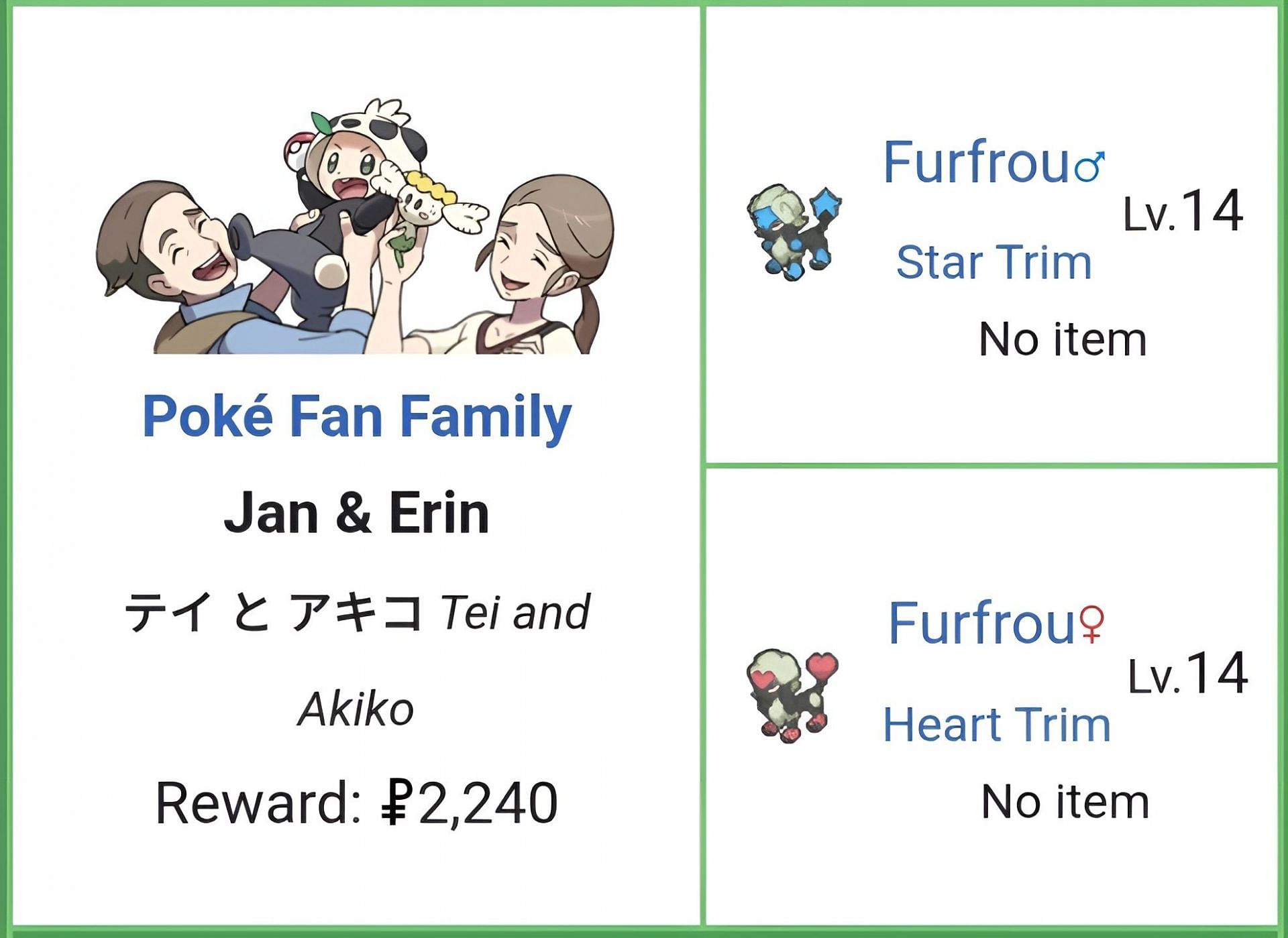 Furfrou Double Battle (Image via TPC)
